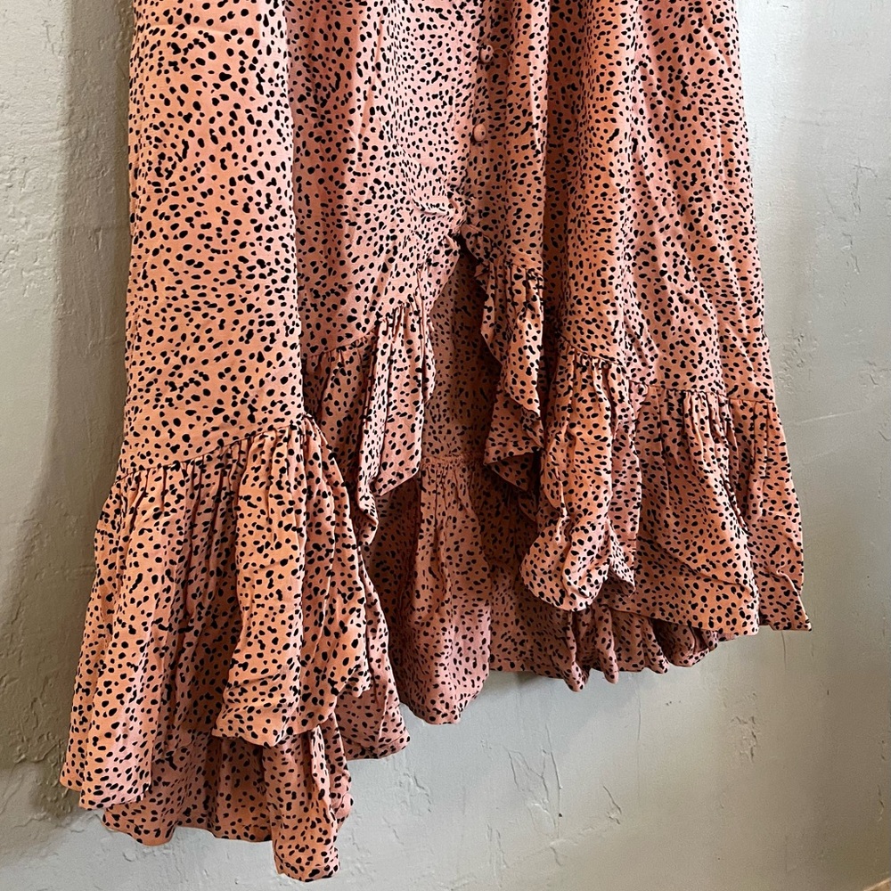 Rails Button Down Dress With Tie Waist - Size L - image 3